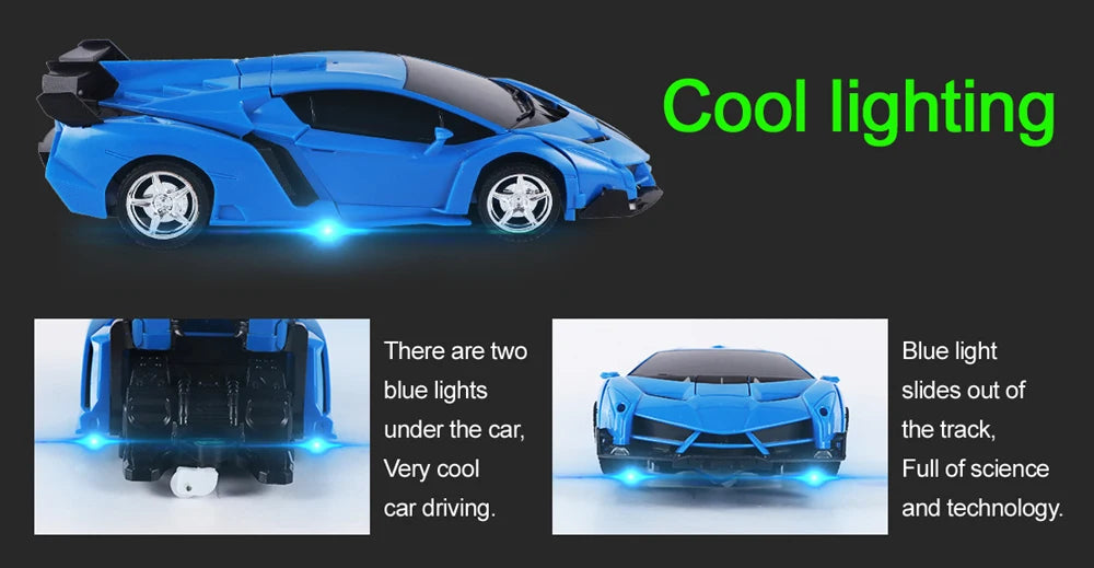 Electric RC Car 2 In 1 Transformation Robots Sports Vehicle