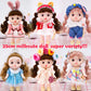 Dolls Toys Girl Doll Big Head Cute Baby Festival Gift Reborn Kids Dolls For Girls 25cm