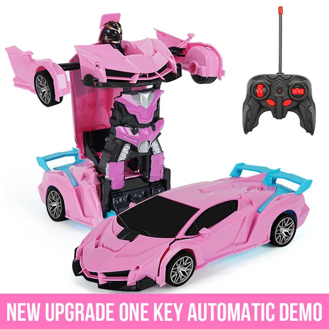 Electric RC Car 2 In 1 Transformation Robots Sports Vehicle