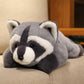 40/55cm Kawaii Raccoon Plush Toy Lovely Raccoon Cute Soft Stuffed Animals
