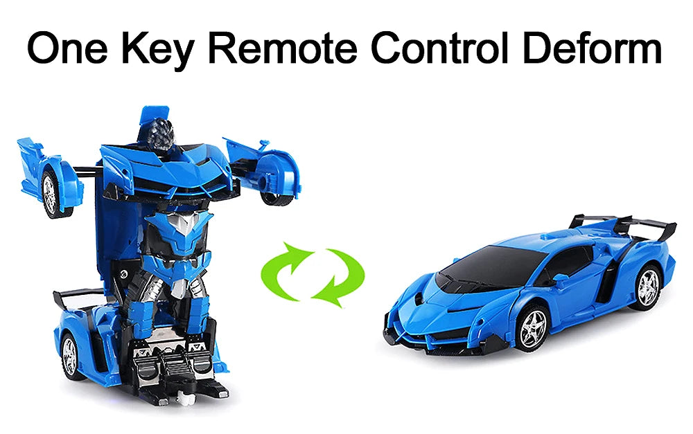 Electric RC Car 2 In 1 Transformation Robots Sports Vehicle