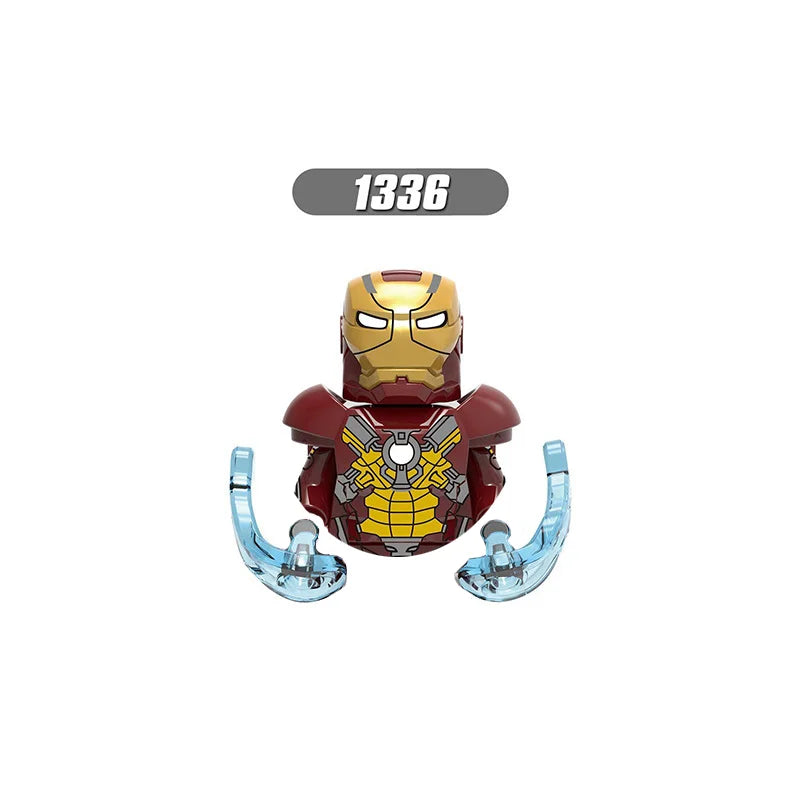 Marvel Iron Man, Spider-Man Building Blocks Mini Brick Toy