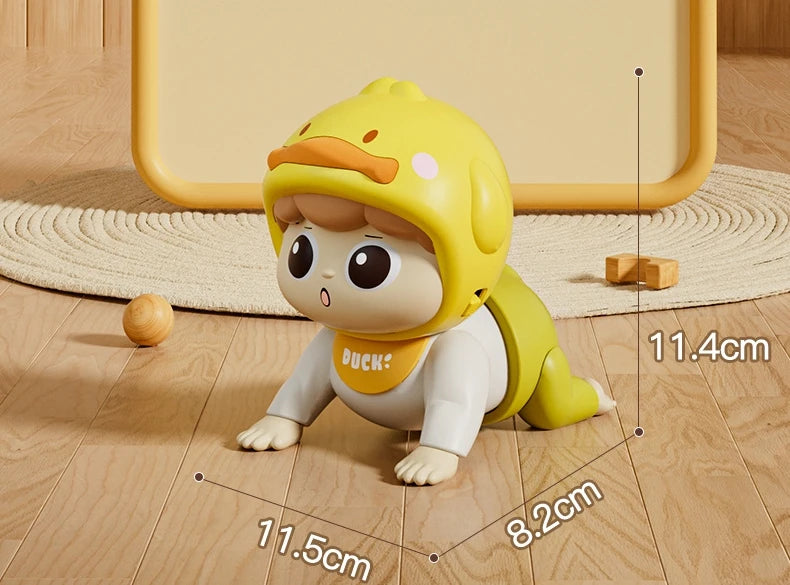 Baby Crawling Toys with Sound Electric Baby Doll Toy for Toddler