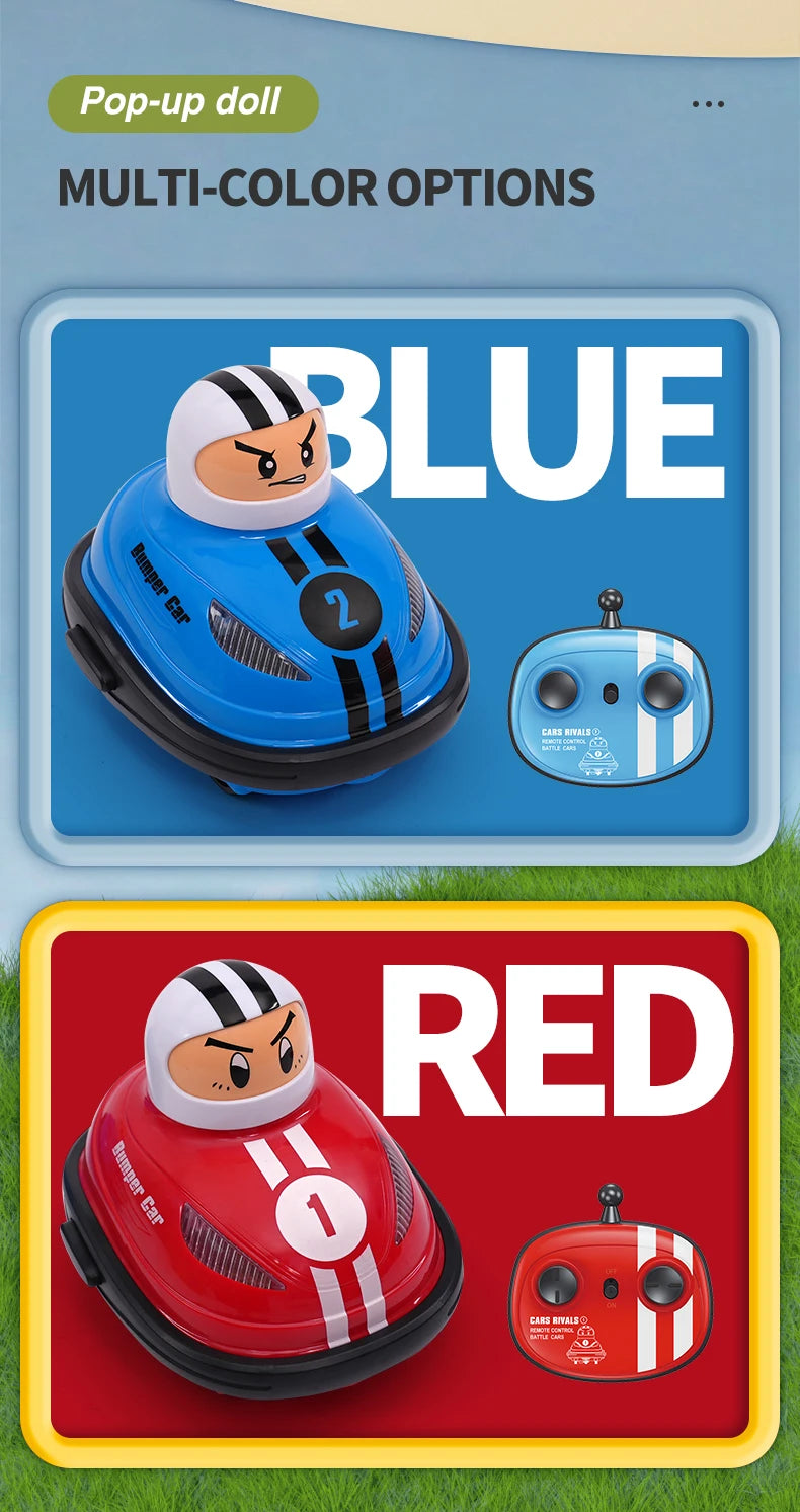 Car Pop-up Doll Crash Bounce Ejection Light Children's Remote Control Toys