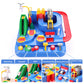 Racing Rail Car for Children Adventure Game Mechanical Interactive Train