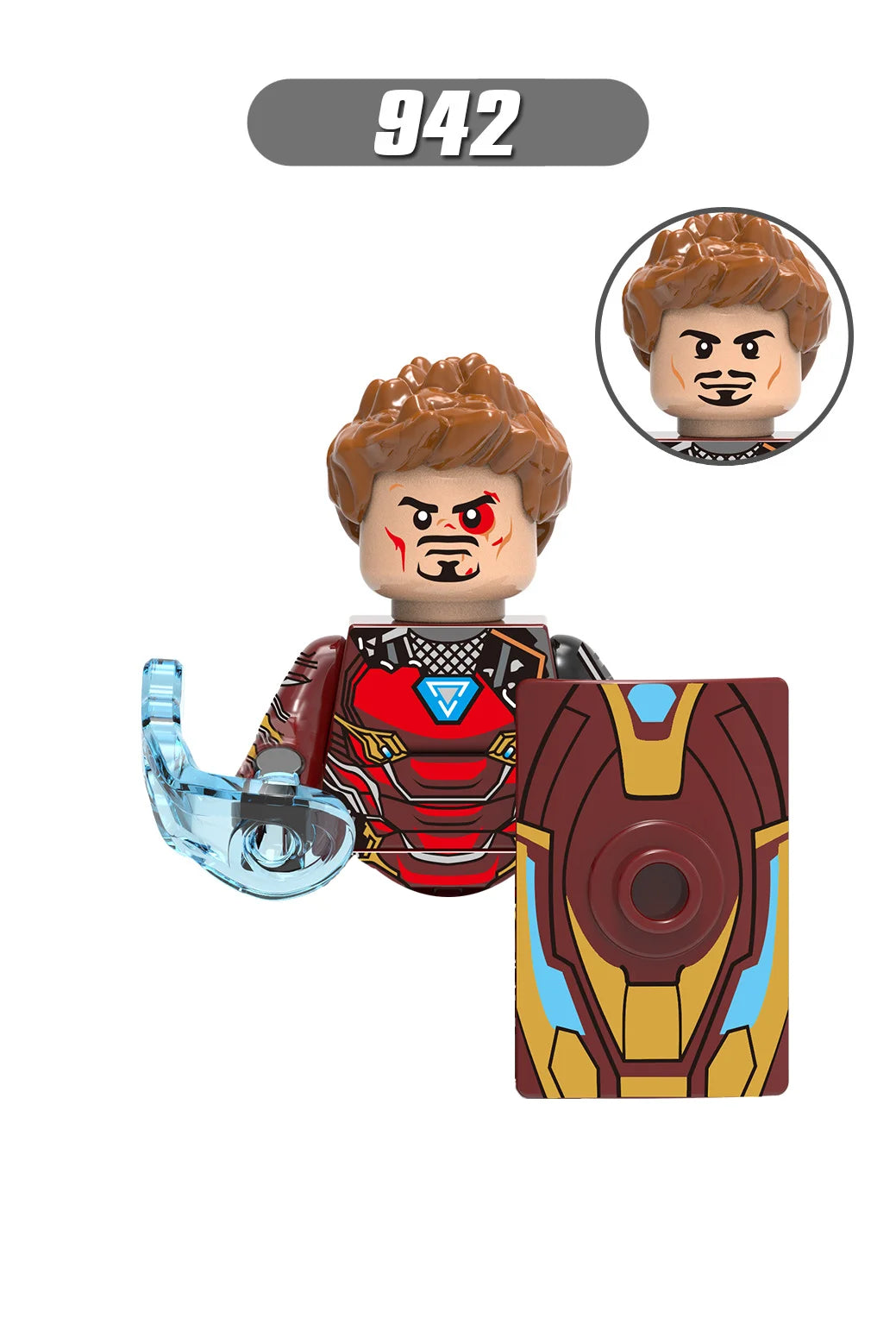 Marvel Iron Man, Spider-Man Building Blocks Mini Brick Toy