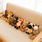 25CM Kawaii Jungle Animal Plush Forest Animal Dog Zebra Elephant Lion Fox Giraffe
