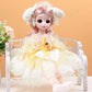 30CM Movable Joint Doll Girl Dress Up DIY Toys Cute Safety Baby Doll Babies