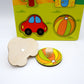 Children Hand Scratch Board Game, 3D Puzzle Early Education Matching Board Game