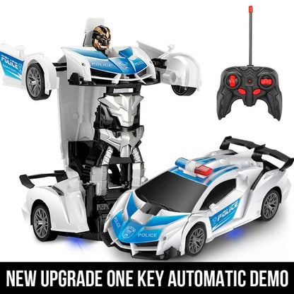 Electric RC Car 2 In 1 Transformation Robots Sports Vehicle