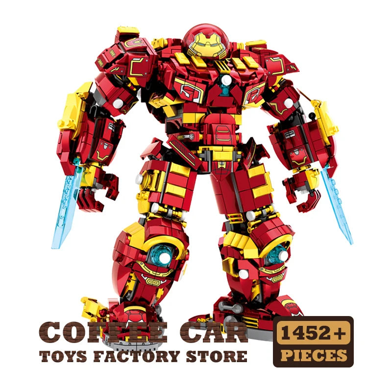 Superheroes Building Blocks Movie Hero Model Armor Iron Robot Bricks Toys