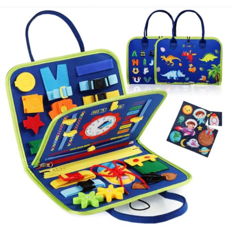 Toddler Busy Board Toddler Travel Toys Montessori Educational Toys