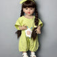 BZDOLL 55CM 22Inch Can Stand Reborn Baby Doll Soft Silicone Body Princess