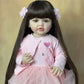BZDOLL 55CM 22Inch Can Stand Reborn Baby Doll Soft Silicone Body Princess