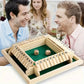 Classic 4 Sided Wooden Board Game With 2 Dice And Shut-The-Box