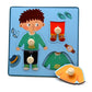 Children Hand Scratch Board Game, 3D Puzzle Early Education Matching Board Game