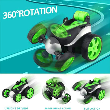 Remote Control Car - Rc Stunt Car, 360 Degree Rotation Racing Car, Flip and Roll