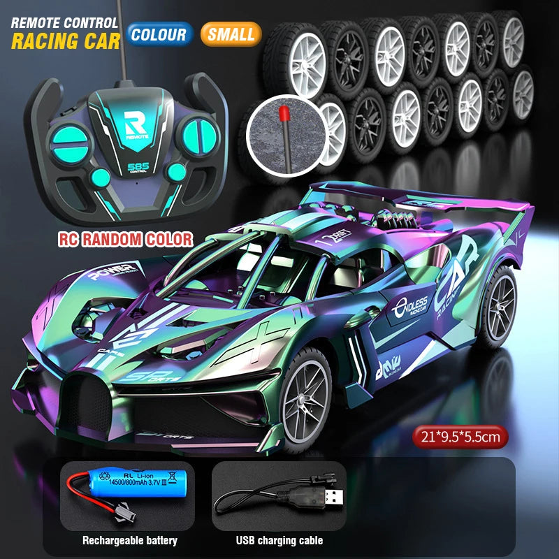 4Ch High-Speed Remote Control Car with Electric Sportscar Vehicle Model