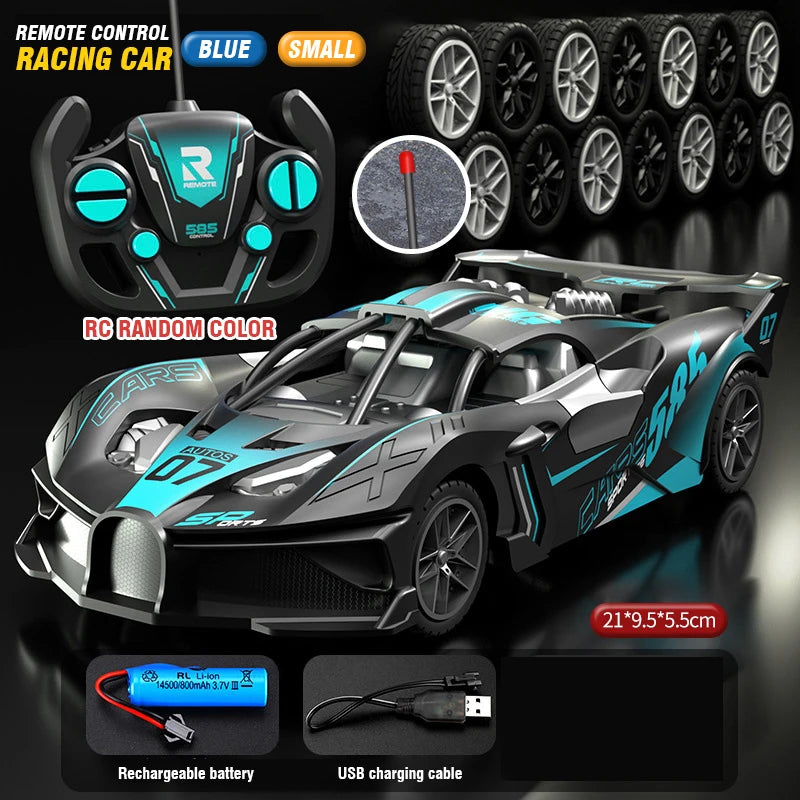 4Ch High-Speed Remote Control Car with Electric Sportscar Vehicle Model