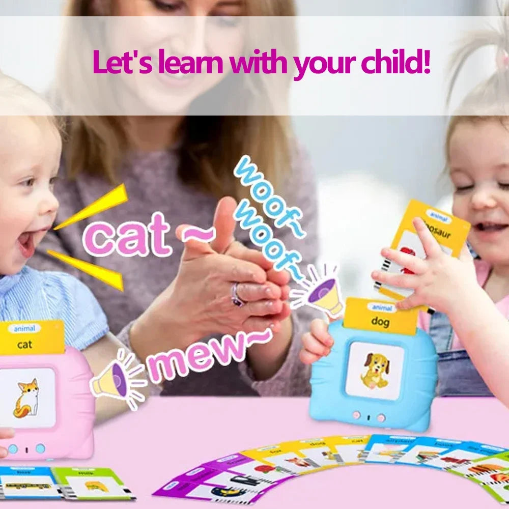 Early Education Flash Card, Talking Flashcards for Kids Preschool English