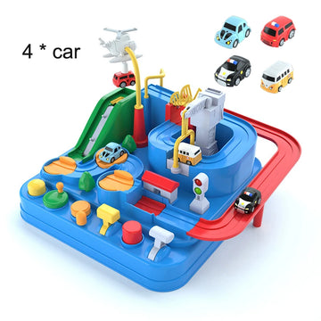 Racing Rail Car for Children Adventure Game Mechanical Interactive Train