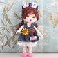 16cm BJD Doll Full Set 13 Moveable Joint Dolls Cartoon Dress Bjd Toy