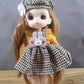 16cm BJD Doll Full Set 13 Moveable Joint Dolls Cartoon Dress Bjd Toy