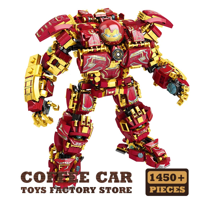 Superheroes Building Blocks Movie Hero Model Armor Iron Robot Bricks Toys
