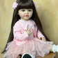 BZDOLL 55CM 22Inch Can Stand Reborn Baby Doll Soft Silicone Body Princess