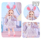 12 Inch 30cm 1/6 Girl Bjd Dolls with Clothes Skirt Hat Headdress Dress Up DIY Toys Dollhouse