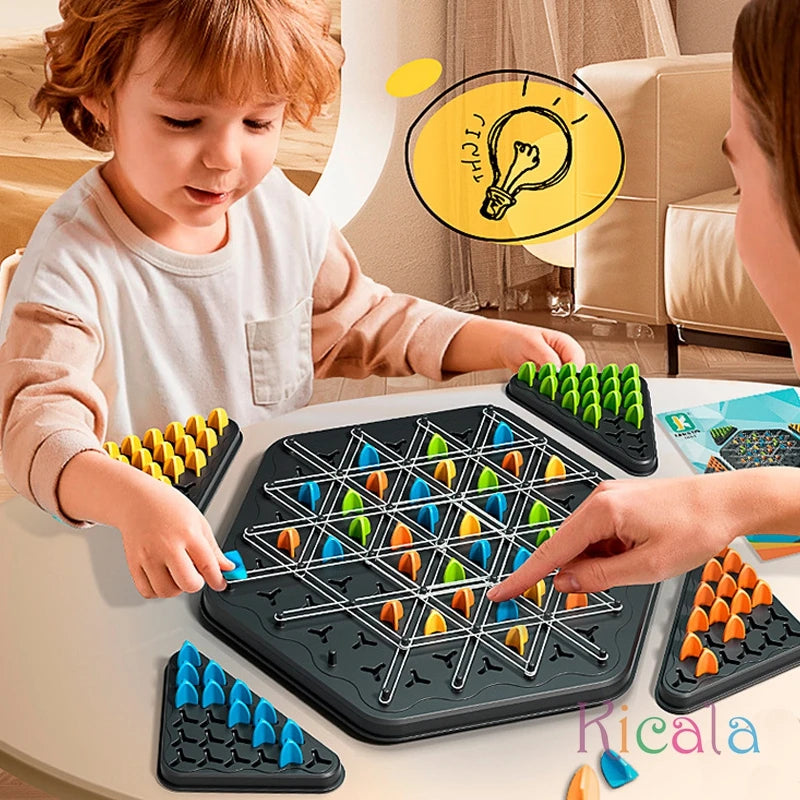 Triggle Rubber Board Game for Kids & Adults Wavelength Board Game