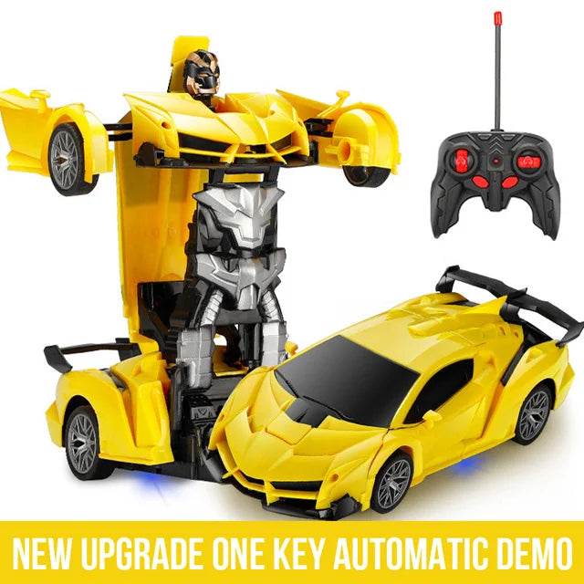 Electric RC Car 2 In 1 Transformation Robots Sports Vehicle