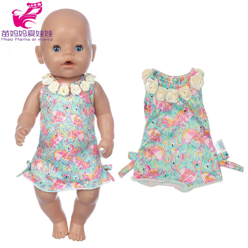 38cm Doll Clothes Pants Elephant Set for 17 Inch Doll Pajama Set Toys Wear