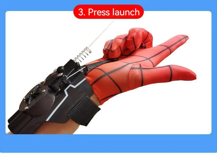 Spiderman Web Shooters Wrist Launcher Shooters Props Shooting Toys