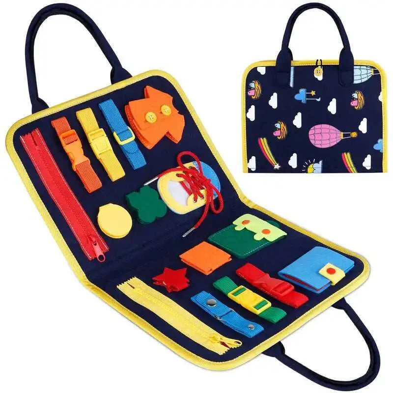 Toddler Busy Board Toddler Travel Toys Montessori Educational Toys