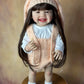 BZDOLL 55CM 22Inch Can Stand Reborn Baby Doll Soft Silicone Body Princess