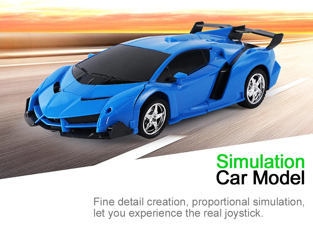 Electric RC Car 2 In 1 Transformation Robots Sports Vehicle