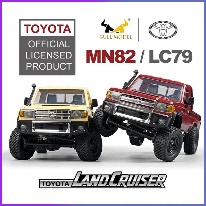 MN82 1:12 Retro with LED Lights, Full Scale Analog LC79, Four-wheel RC Car