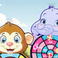 Child Montessori Toys for Kids 2 to 4 Years Old Cartoon Animal Dart Board Sticky Ball Family Interactive Educational Toys Baby