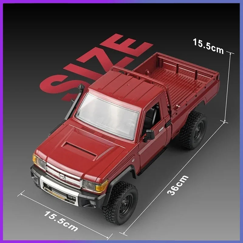MN82 1:12 Retro with LED Lights, Full Scale Analog LC79, Four-wheel RC Car