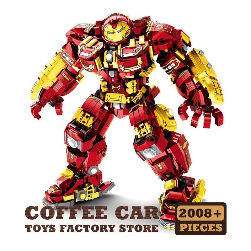 Superheroes Building Blocks Movie Hero Model Armor Iron Robot Bricks Toys
