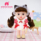 Dolls Toys Girl Doll Big Head Cute Baby Festival Gift Reborn Kids Dolls For Girls 25cm