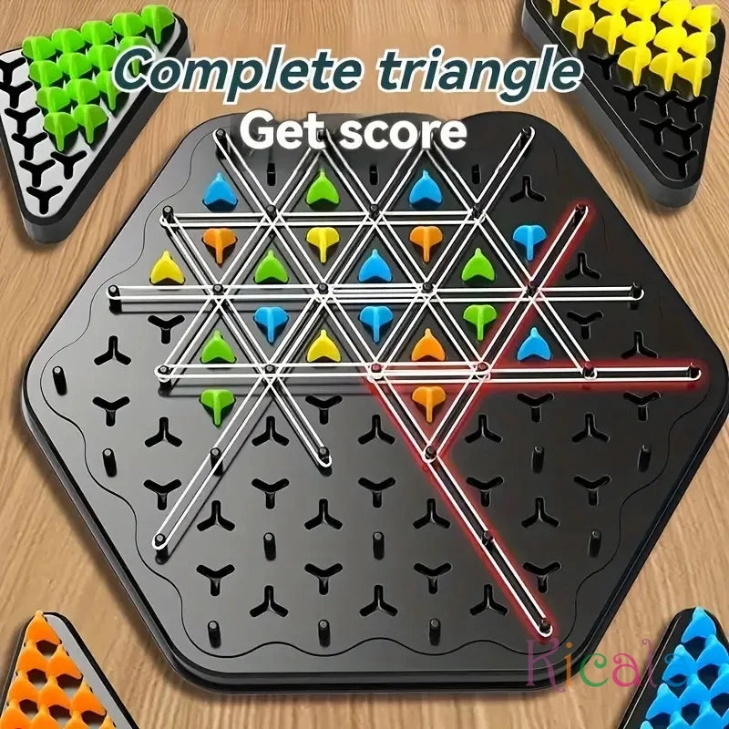 Triggle Rubber Board Game for Kids & Adults Wavelength Board Game