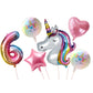 Unicorn Plate Napkin Cups Unicorn Party Supplies Balloons Kids Birthday Party Decoration Baby Shower Girl Kid Birthday Supplies