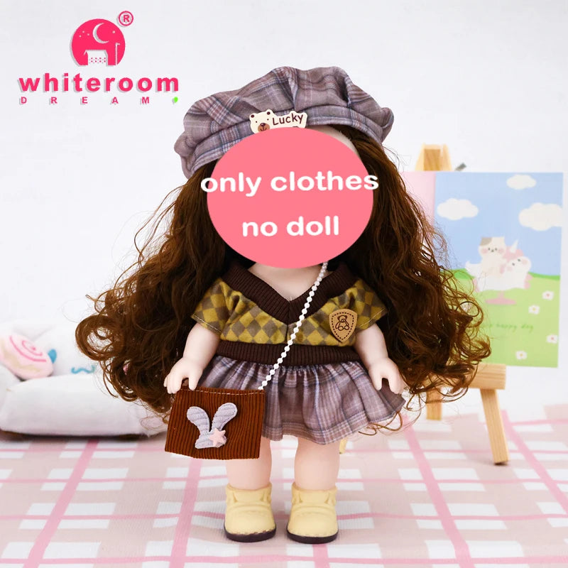 Dolls Toys Girl Doll Big Head Cute Baby Festival Gift Reborn Kids Dolls For Girls 25cm