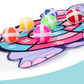 Child Montessori Toys for Kids 2 to 4 Years Old Cartoon Animal Dart Board Sticky Ball Family Interactive Educational Toys Baby