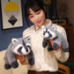 40/55cm Kawaii Raccoon Plush Toy Lovely Raccoon Cute Soft Stuffed Animals