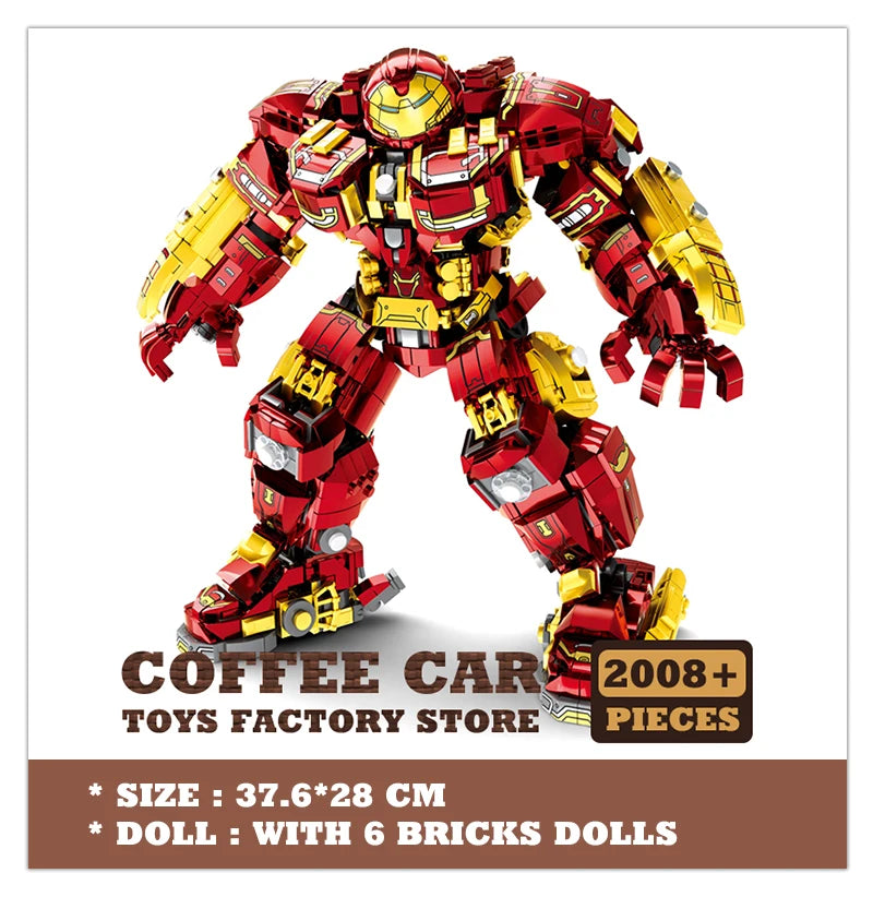 Superheroes Building Blocks Movie Hero Model Armor Iron Robot Bricks Toys