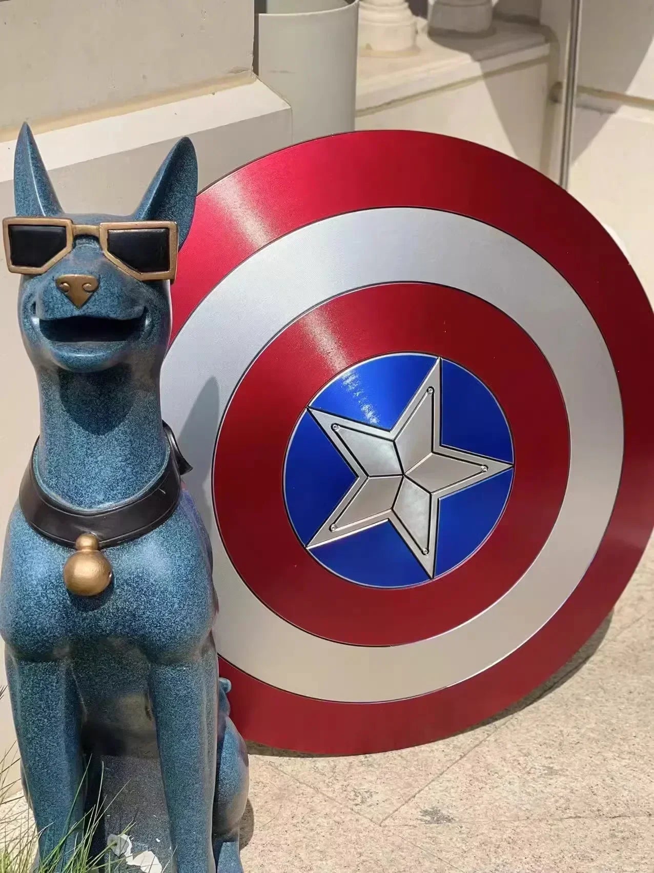 Marvel Captain America Superhero Shield Premium Version Model Peripherals