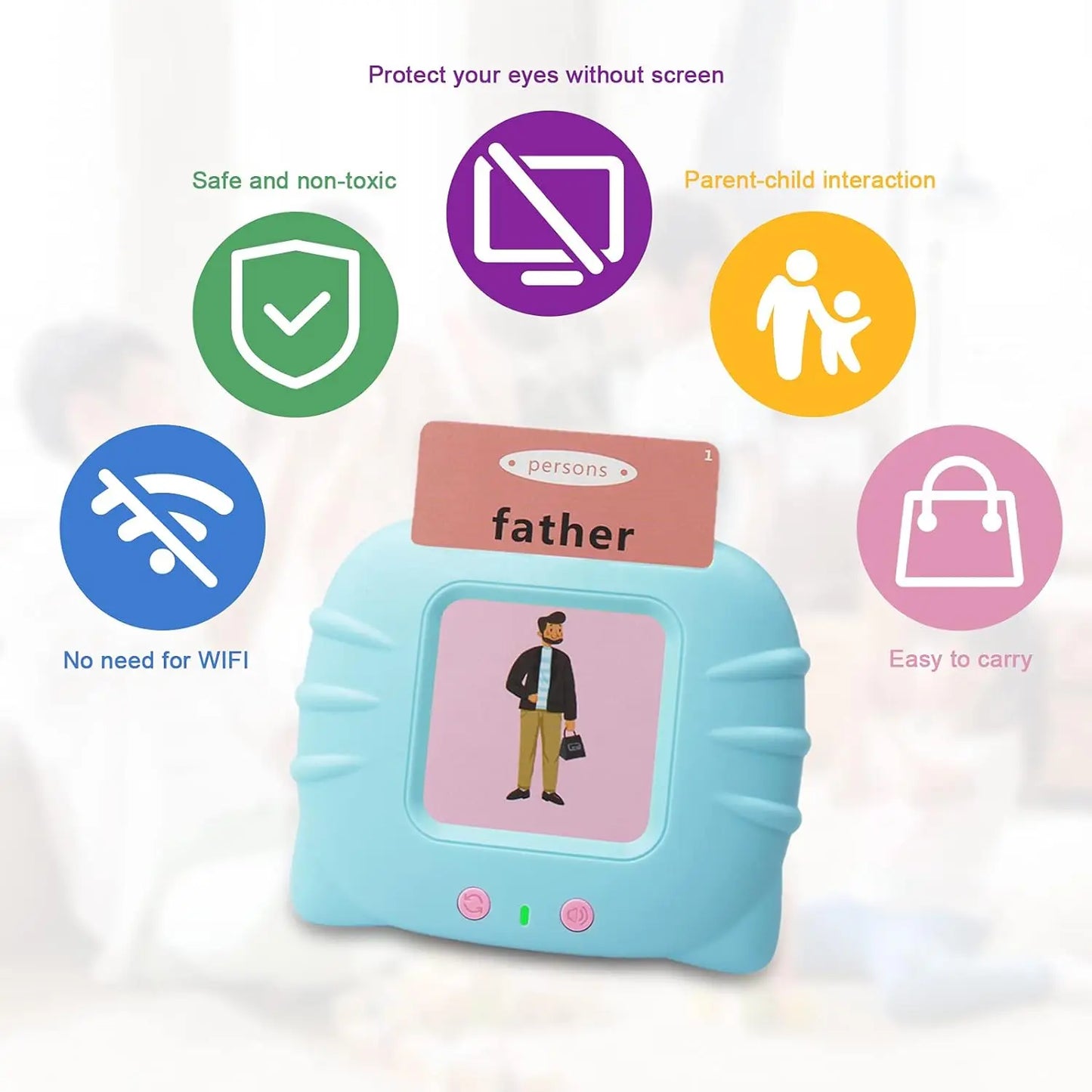 Early Education Flash Card Talking Flashcards for Kids Preschool